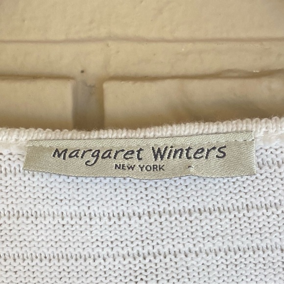 Margaret Winters Size Large L Cardigan Color Pocket Button Cotton Artsy Sweater - Picture 3 of 8